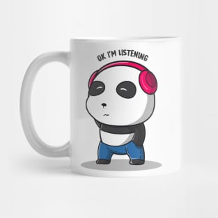 cute animal friendly panda Mug